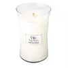 Woodwick dišeča sveča Beli čaj in jasmin, 609,5 g