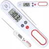 Verkgroup Zložljiv LCD kuhinjski termometer za meso in tekočine do 300°C bel