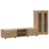 Set TV komoda FLORIN 3 pcs Umjetnički hrast Konstruirano drvo