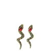 Addicted2 Uhani Moire orecchini serpente rosso zlata/živo rdeča