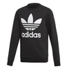 adidas  Puloverji TREFOIL CREW  Črna