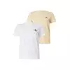 Calvin Klein Jeans Majica svetlo rumena / črna / bela
