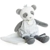 Doudou Darčeková - plišasta panda z odejo 28 cm
