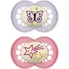MAM Original Night 16m+ duda Pink/ Purple 2 kos