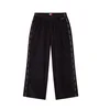 Tommy Jeans Spodnji del trenirke DW0DW23400 Črna Relaxed Fit