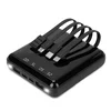 Power Bank Mirror LED Digital Display 10.000 mAh DC 5V/2.1A, Crni