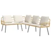 Sofa s jastukom Priroda 173 x 231 x 90cm Čelik