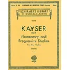 KAYSER: 36 ELEMENTARY AND PROGRESSIVE STUDIES NOTE
