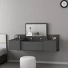 Hanah Home Sto za šminkanje 100x33x39,1cm Antracit