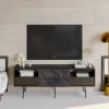 Hanah home TV Komoda Derin Crno-Mermer
