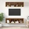 Set TV komoda Zidne 3 pcs Staro drvo Konstruirano drvo