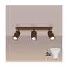 Brilagi - LED spot svetlo CRESTO 3xGU10/10W/230V braon