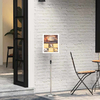 Stalci za sajmove Srebrno 30 x 25 x 128 cm Aluminij