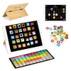 Northix Lesena izobraževalna tablica, magnetna tabla ECOTOYS