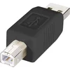 Renkforce USB 2.0 adapter [1x USB 2.0 vtič A - 1x USB 2.0 vtič B] črn pozlačeni zatiči Renkforcenkforce