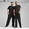 Mens Puma Woven Tapered Pants, Black, Size S, Clothing