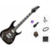 Ibanez GRG220PA1-BKB Premium SET Transparent Brown Black Sunburst Električna kitara