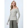 Trend Alacati Stili Ženska bluza Alc-X14579, Siva