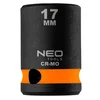 slomart NEO TOOLS Udarni nasadni ključ 1/2, 17 mm, Cr-Mo