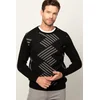 TUDORS Muški džemper Slim Fit crno-sivi