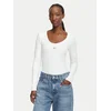 Calvin Klein Jeans Bluza LV047D218G Bela Slim Fit