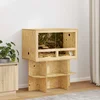 vidaXL Terarij Rjava 80 x 50 x 50 cm OSB