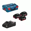 Bosch početni set 3 x akumulator GBA 18V 5,0 Ah + punjač GAL 18V-40 L-Boxx (0615990L3T)