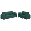 Sofa 2 pcs Tamnozelena 219 x 80 x 82 cm tkanina