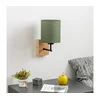 Brilagi - Zidna lampa NUBILA WOOD 1xE27/25W/230V hrast/zelena