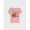 Sinsay - Pamučna majica sa printom Rilakkuma - roze