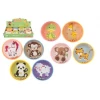 Teddies Sestavljanke s kroglicami plastične živali 5,5cm 8 vrst