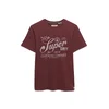 Superdry & Co Majica kamen/karminsko rdeča