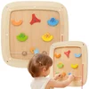 Viga Toys VIGA Drewniana Tablica Manipulacyjna Sensoryczna Gra w Pinball