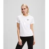 Karl Lagerfeld za ženske. A3W17085 Majica Slim Fit bela (XS), Priložnostno, Bombaž, Kratek rokav