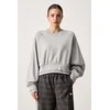 Mikina adidas Winterized Double Crew Sweatshirt Medium Grey Heather S