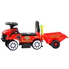 TRAKTOR Poganjalec s prikolico ZA3746 - Rdeč