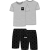 Moški komplet majice in kratkih hlač Lonsdale, regular fit