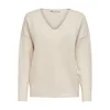 ONLY Ženski pulover ONLRICA Regular Fit 15224360 Birch W. MELANGE (Velikost XL)