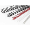 DSB žične spirale 4,7 mm, bele, 100 kos 3:1