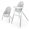 KINDERKRAFT Stolica za hranjenje beba Dinnly Light, do 15 kg, Siva
