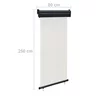 Greatstore Balkonska stranska tenda 80x250 cm krem