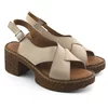LP Fashion Ženske sandale, Kožne, Bež