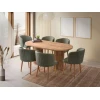 Hanah Home Trpezarijski sto Milas-2991, 180x77x90 cm, Braon