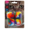 Magic cat Igrača plišasta žoga 3,75 cm - 4 kosi