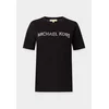 MICHAEL Michael Kors Majica črna/srebrna