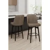 Hanah Home set barskih stolica Evax, 6 kom, kapućino / crni