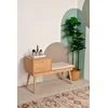 Hanah Home Trpezarijska klupa Urban 105x45x40cm Hrast-Krem