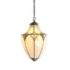 Endon 63974 - Luster na lancu BROOKLYN 1xE27/60W/230V braon