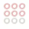 BeastPink Set spiralnih gumica za kosu Pink