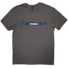 Oasis Horizontal Bars Logo Charcoal Grey XL Majica